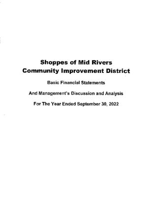 thumbnail of 2022 SHOPPES OF MID RIVERS CID AUDIT REPORT