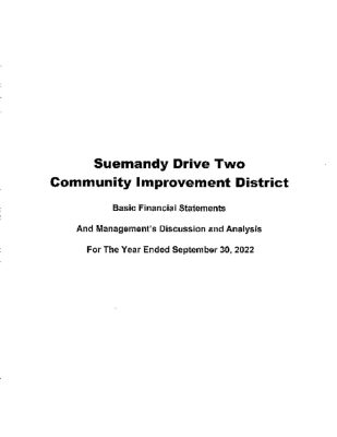 thumbnail of 2022 SUEMANDY DRIVE 2 CID AUDIT REPORT