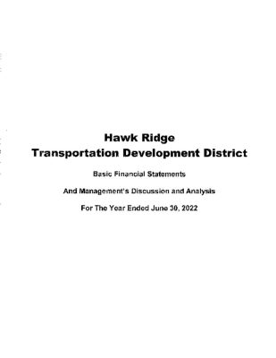 thumbnail of HAWK RIDGE TDD 2022 AUDIT REPORT