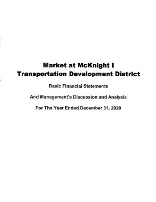 thumbnail of MARKET AT MCKNIGHT I TDD 2020 AUDIT REPORT