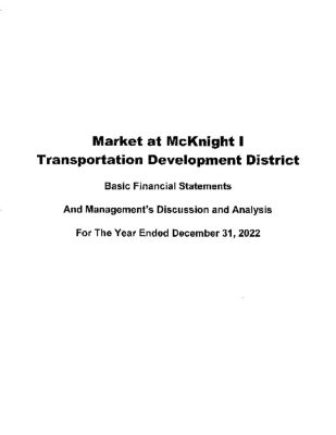 thumbnail of MARKET AT MCKNIGHT I TDD 2022 AUDIT REPORT