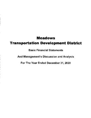 thumbnail of MEADOWS TDD 2020 AUDIT REPORT